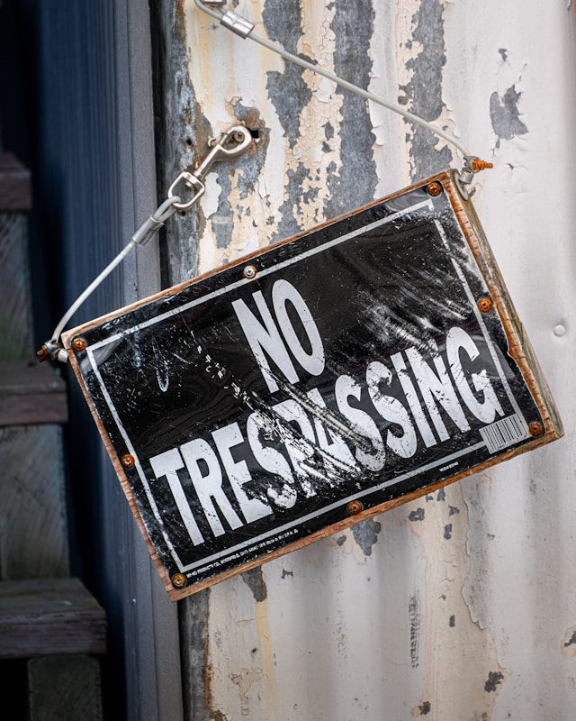No Trespassing image for Boundaries in Coaching